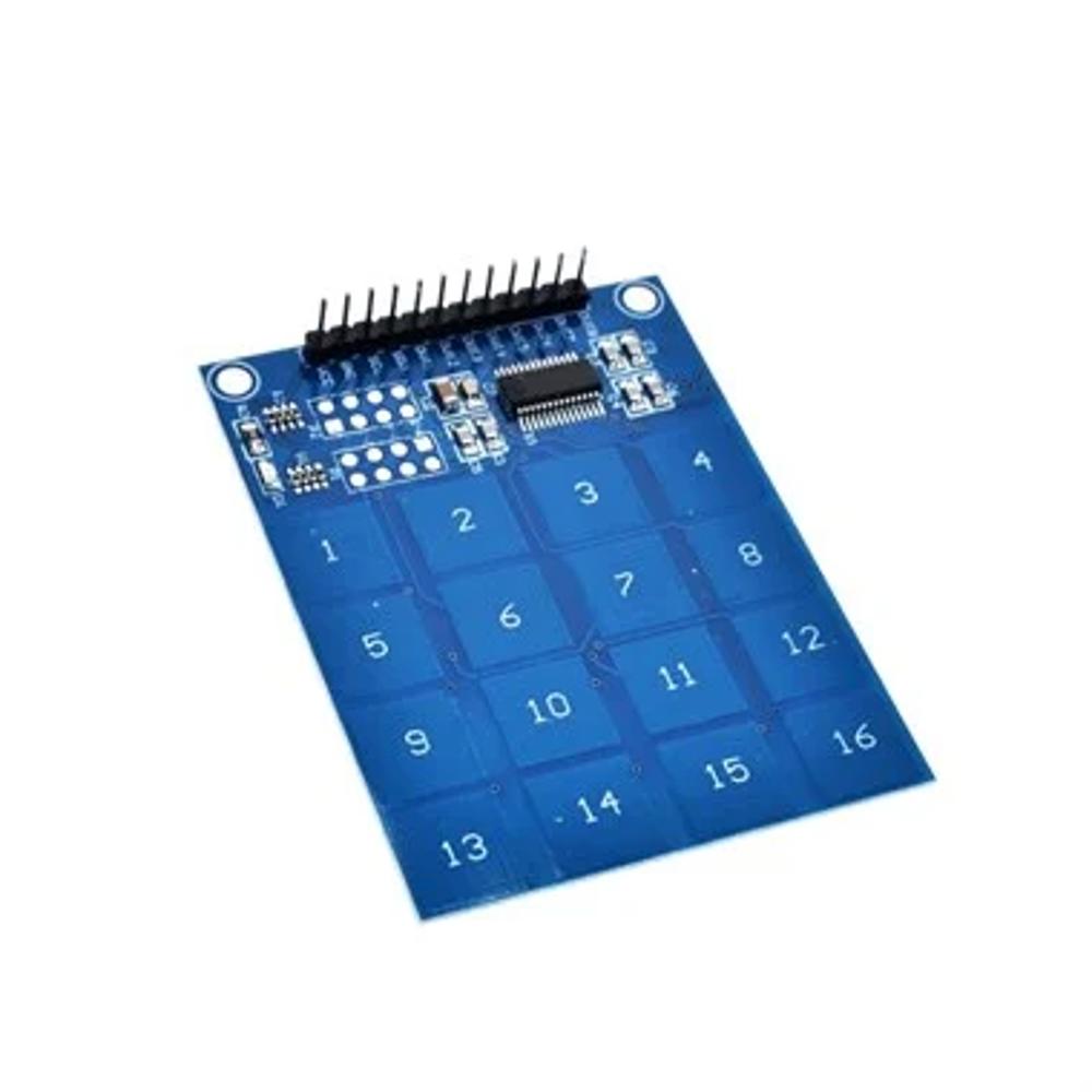 TTP229 16 Tuşlu Kapasitif Dokunmatik Keypad Modülü - Arduino ve Robotik Şifreli Kilit Projeleri