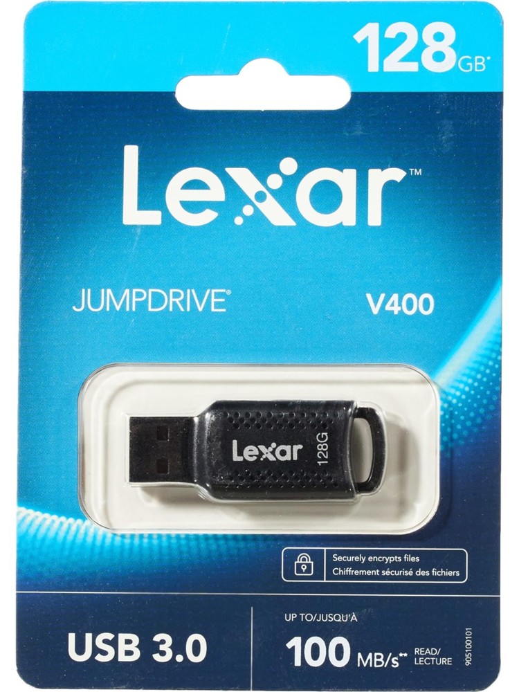 Lexar JumpDrive V400 128GB USB 3.0 Flash Sürücü - Yüksek Hızlı Ultra Depolama
