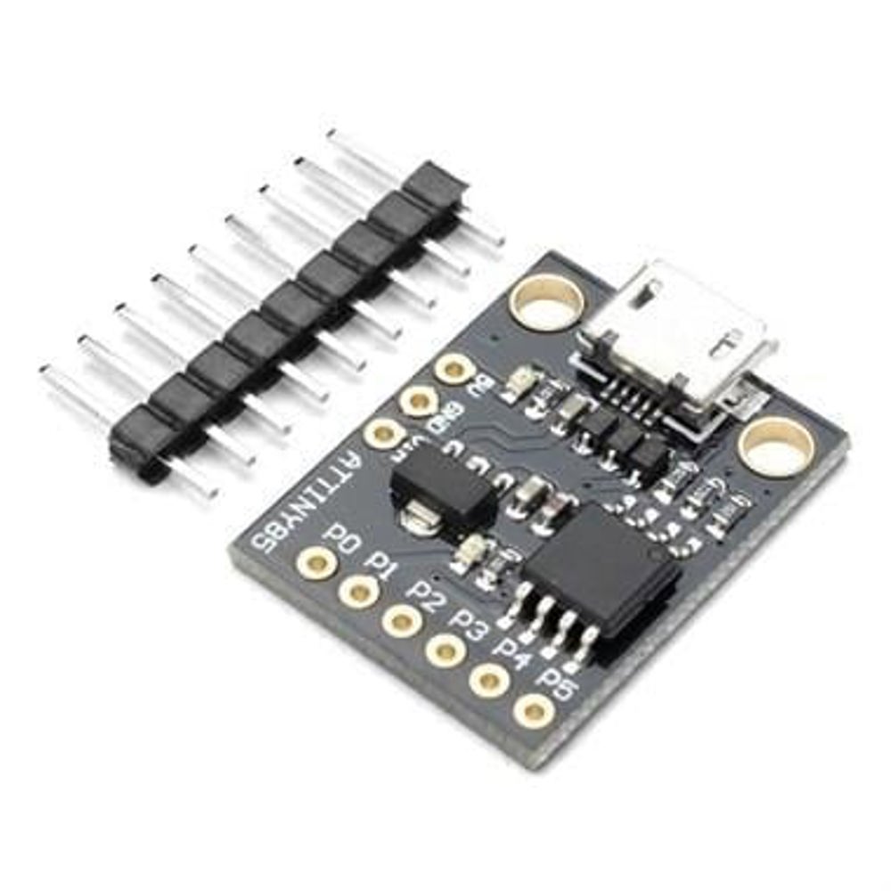ATtiny85 Mini Arduino Geliştirme Kartı - USB Erkek Soketli Kompakt Robotik Kartı