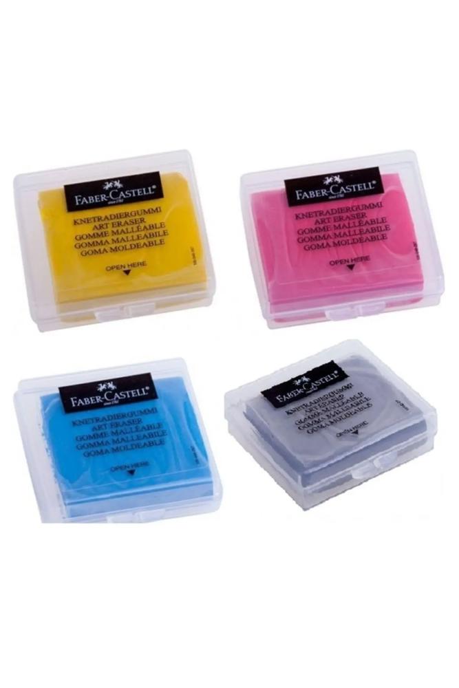 Faber Castell Plastik Kutulu Renkli Hamur Silgi 1(Adet)
