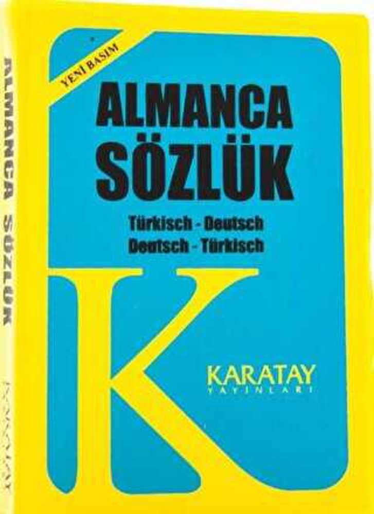 Karatay Yayınları Almanca Sözlük Güncel Kelime Dağarcığı Öğrenci ve Seyahat Sözlüğü