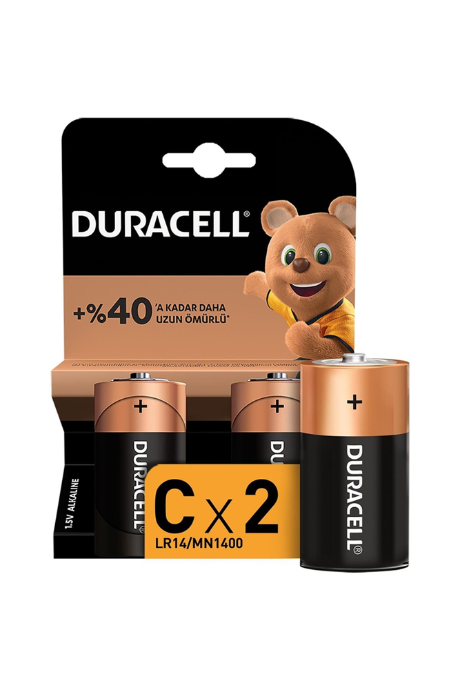 DURACELL (C) ORTA PİL 2'Lİ 