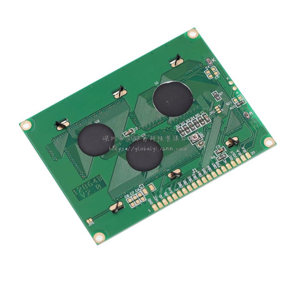 WG12864B 128x64 Grafik LCD Ekran - Mavi Arka Planlı Arduino Uyumlu GLCD