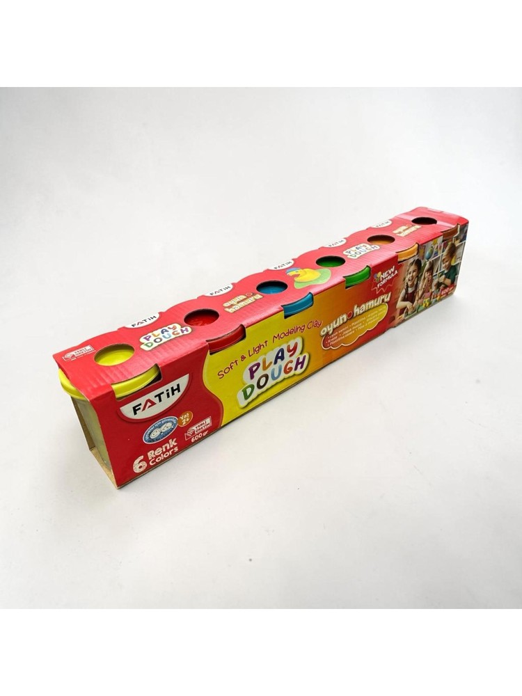 FATİH OYUN HAMURU 6*100 GR 6 RENK