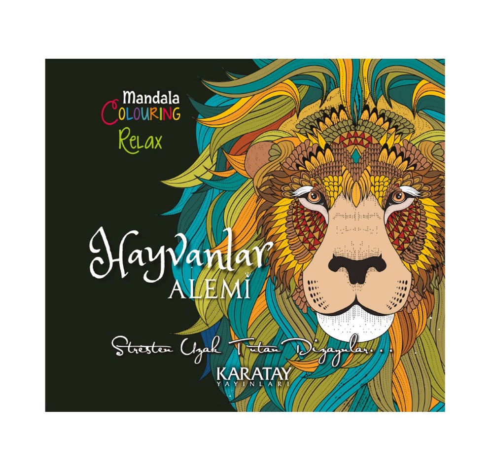Mandala Hayvanlar Alemi (siyah Seri) Karatay Yayınları