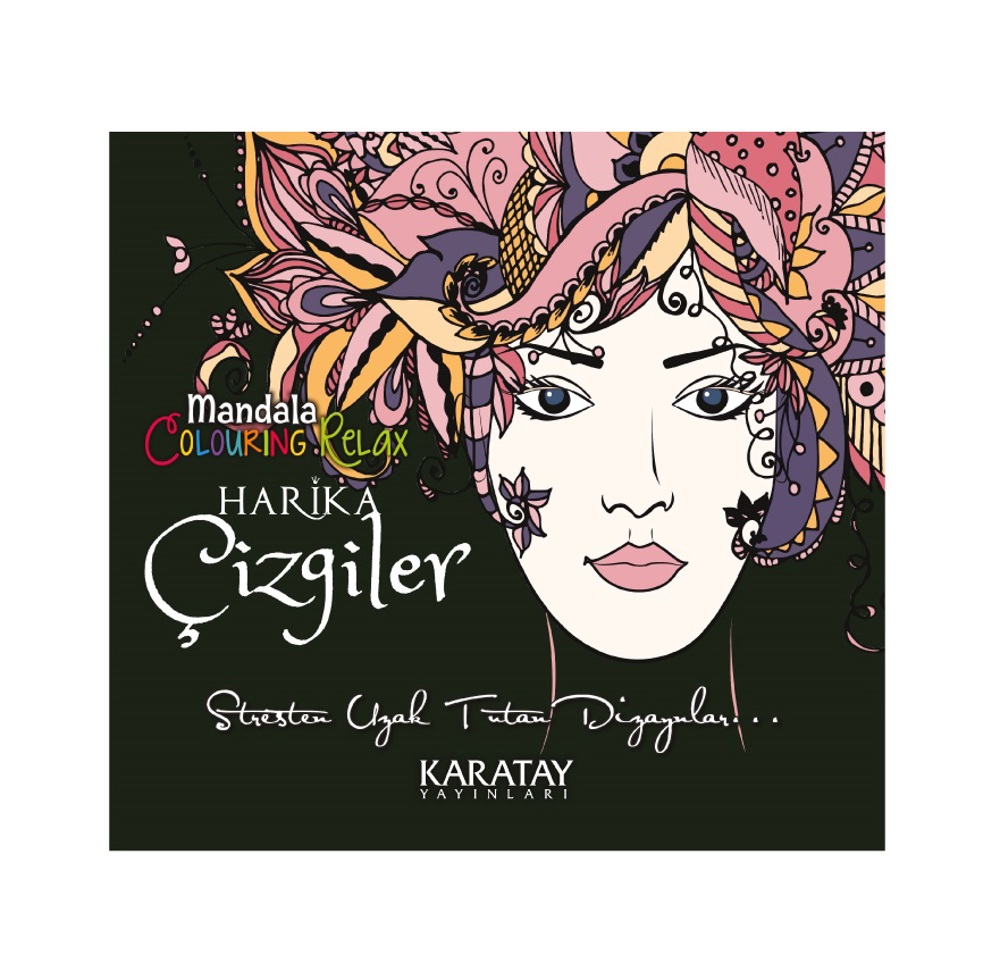 Mandala Harika Çizgiler (Siyah Seri) Karatay Yayınları