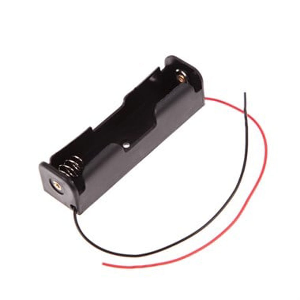 18650 Tekli Pil Yuvası - Kablolu 3.7V Lityum Batarya Kutusu