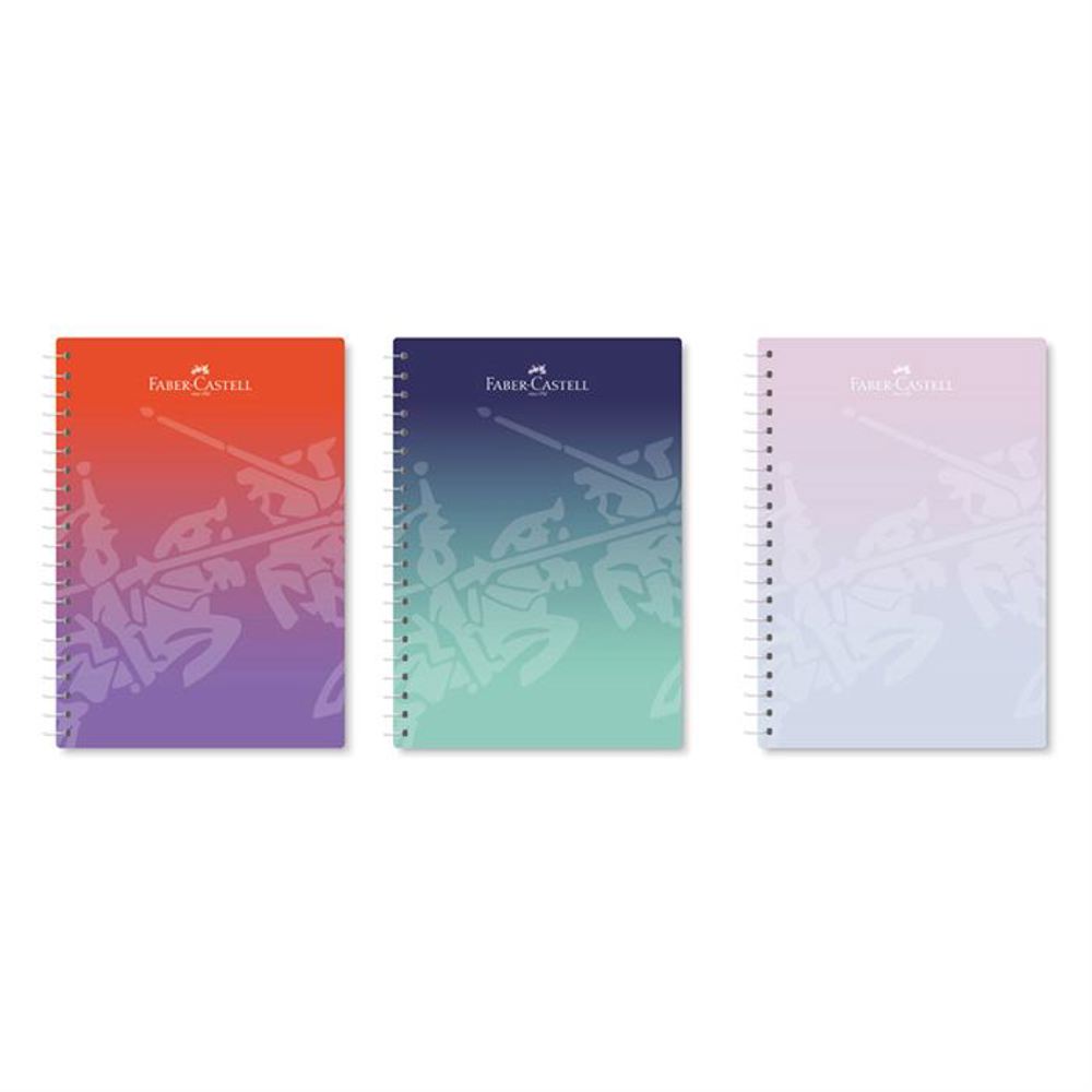 Faber-Castell Flow Edition PP Kapak 80 Yaprak Kareli Defter