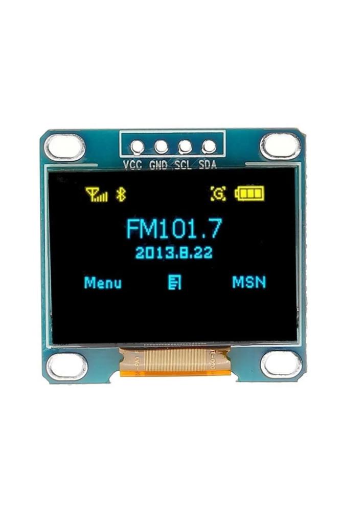 1.3 İnç I2C OLED Ekran (128x64) SSD1106 - Arduino ve Robotik Projeler İçin Grafik LCD Ekran