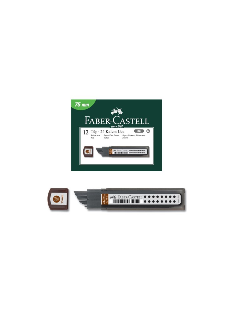Faber-Castell Süper Fine Min 2B 0,5Mm (75Mm)