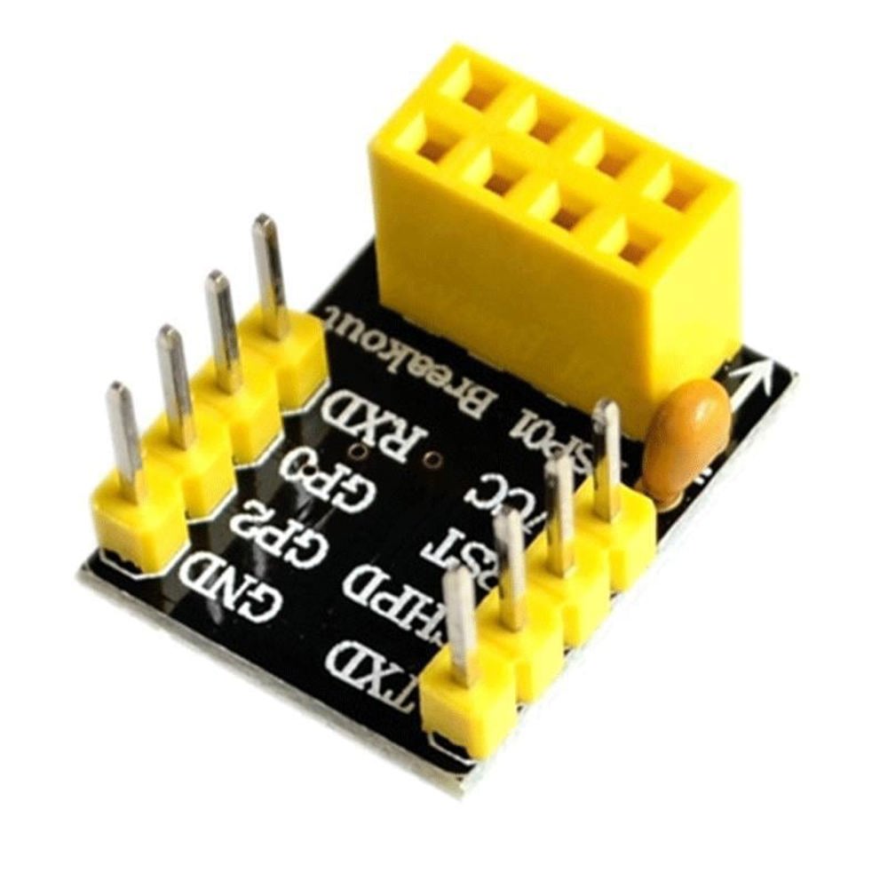 ESP-01 / ESP-01S WiFi Modül Adaptörü - 5V to 3.3V Voltaj Regülatör Kartı