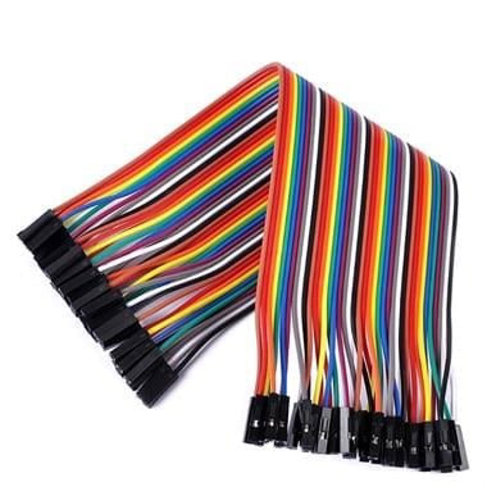 40 Pin Ayrılabilen Jumper Kablo Dişi-Dişi (20cm) Dupont Kablo Seti
