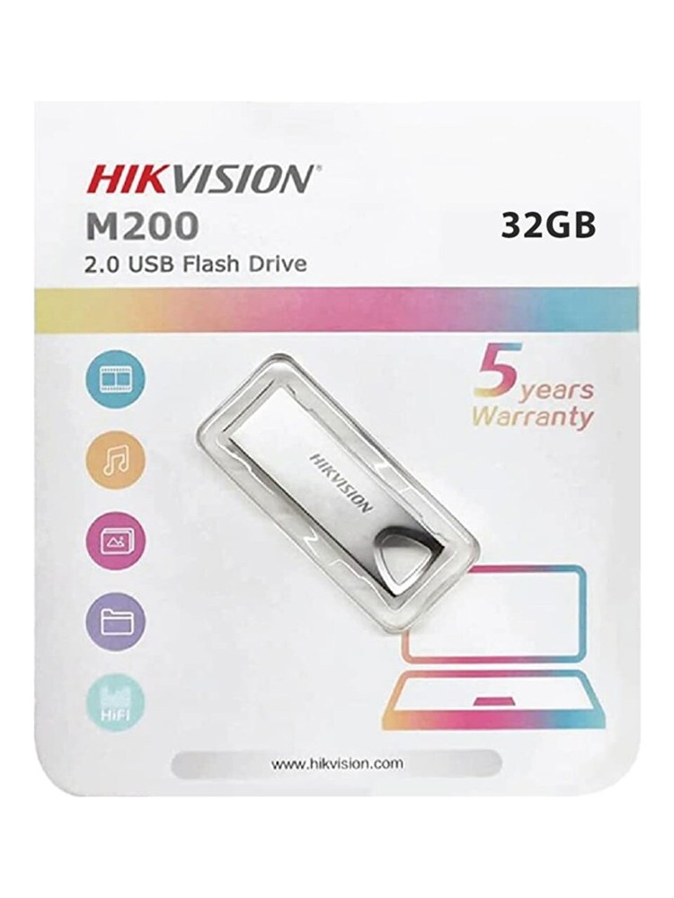 Hikvision 32GB Metal Kasa Flash Bellek - Anahtarlık Tipi Kırılmaz USB Bellek