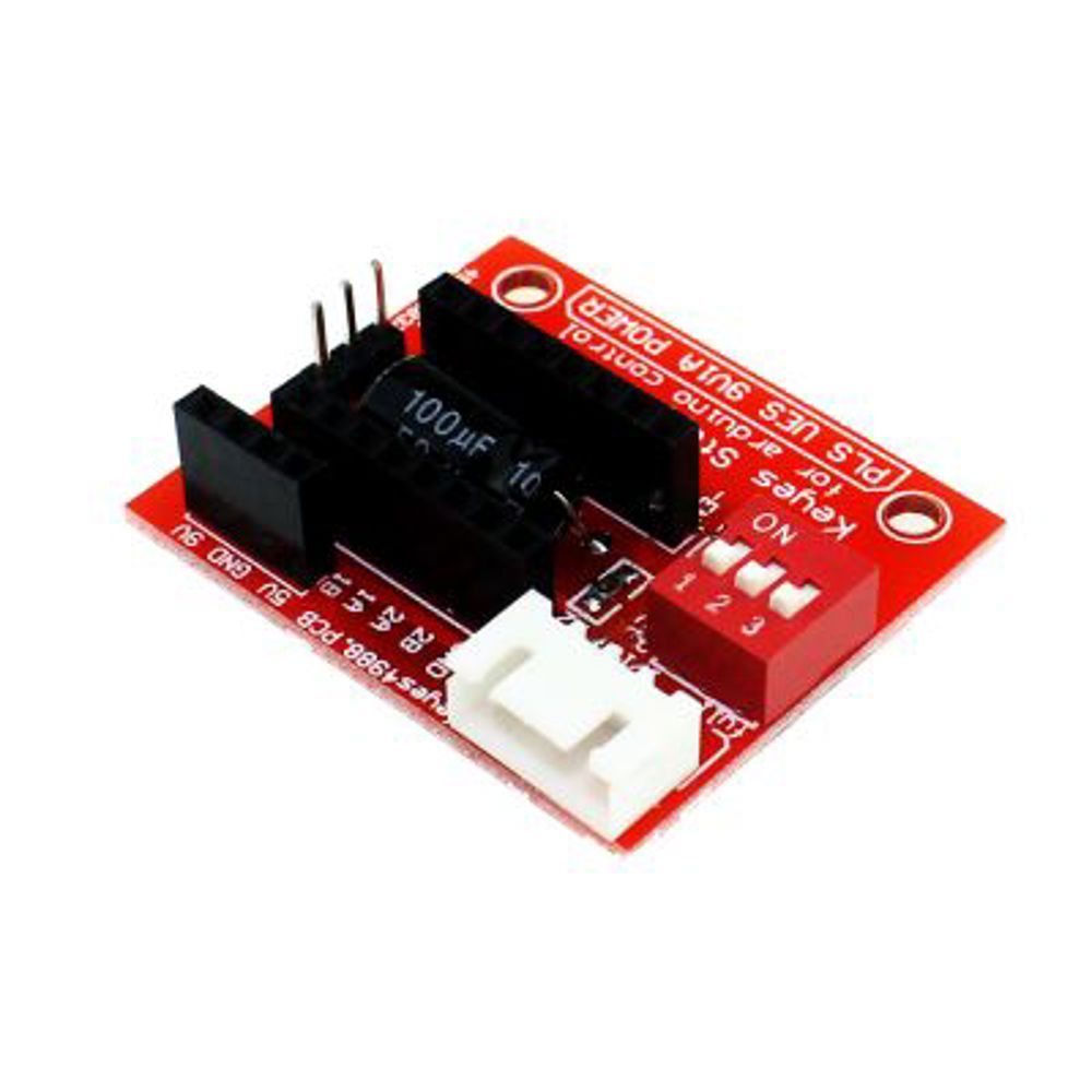 A4988 DRV8825 Step Motor Kontrol ve Test Kartı - Dip Switchli Sürücü Modülü