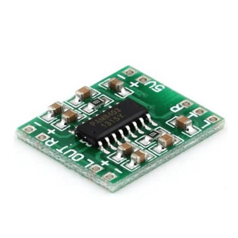 PAM8403 2x3W Mini Amfi Devresi - Dijital Stereo Ses Yükseltici Kartı