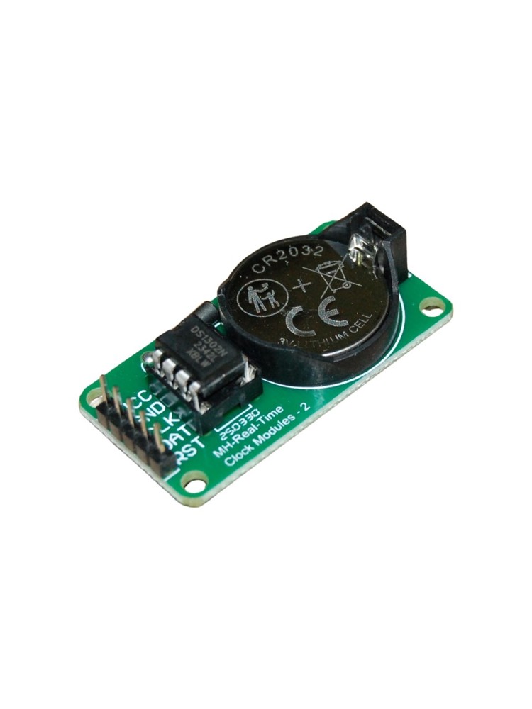 DS1302 RTC Gerçek Zamanlı Saat Modülü - Arduino Uyumlu Pil Yuvalı Zaman Kartı