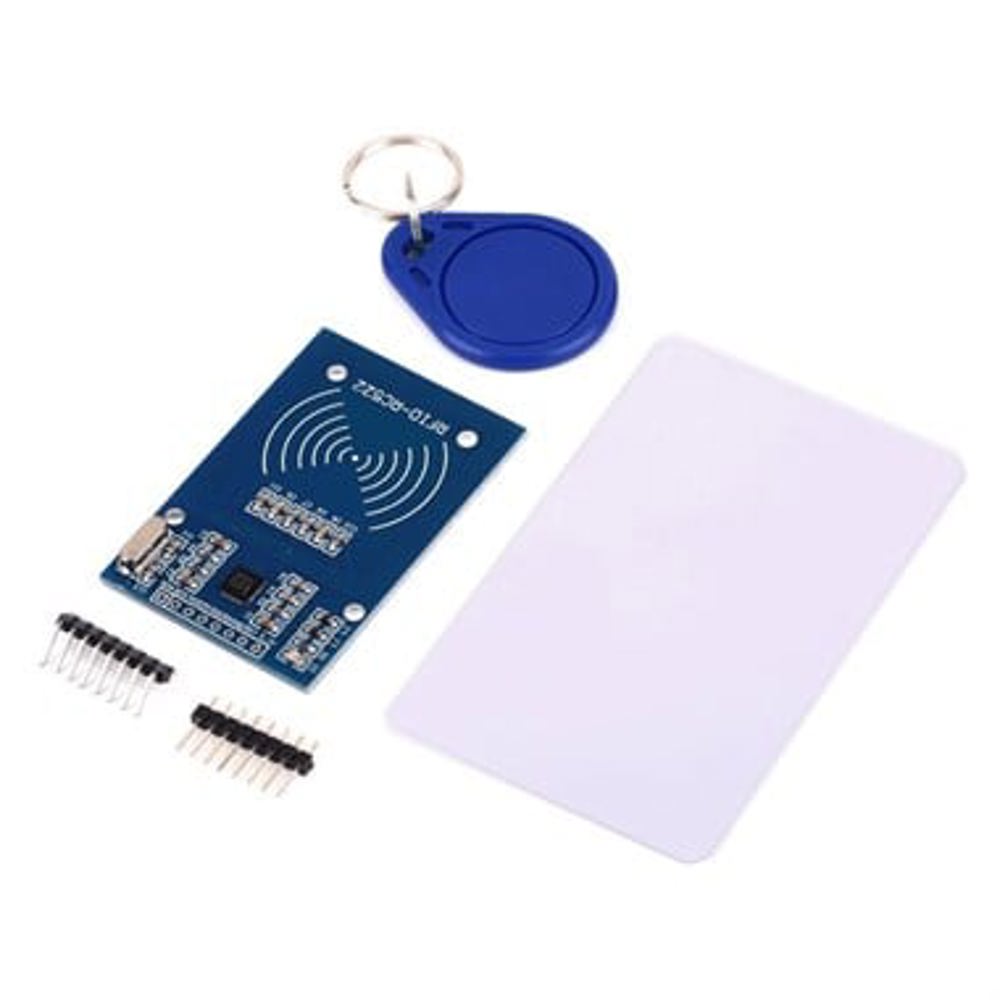 RC522 RFID NFC Modül Kiti - 13.56 MHz Kart ve Anahtarlık Okuyucu Seti