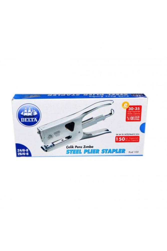 Delta Çelink Pens Zımba 30-35 Kağıt %100 Çelik Steel 150 Tel Kapasitesi