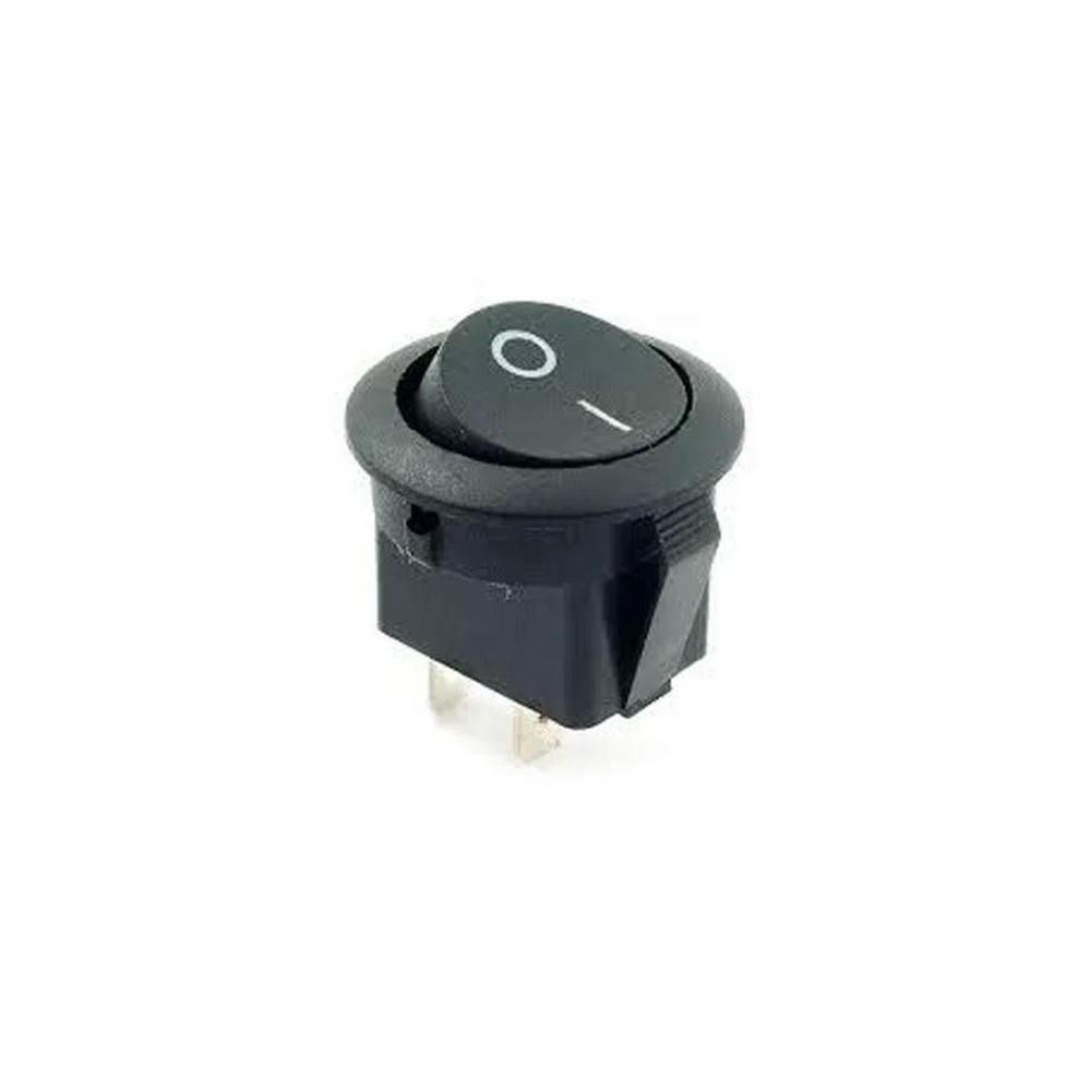 KCD1-105 Yuvarlak 2 Pinli Aç Kapa Anahtar - Proje Kutusu ve Elektronik Güç Düğmesi