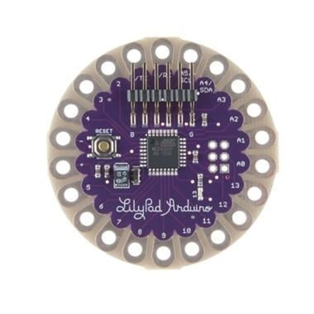 Lilypad ATmega328P Arduino Uyumlu Geliştirme Kartı - Giyilebilir Teknoloji ve E-Tekstil Modülü