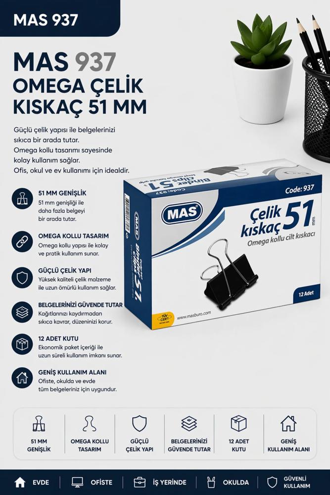 Çelik Kıskaç 51 mm