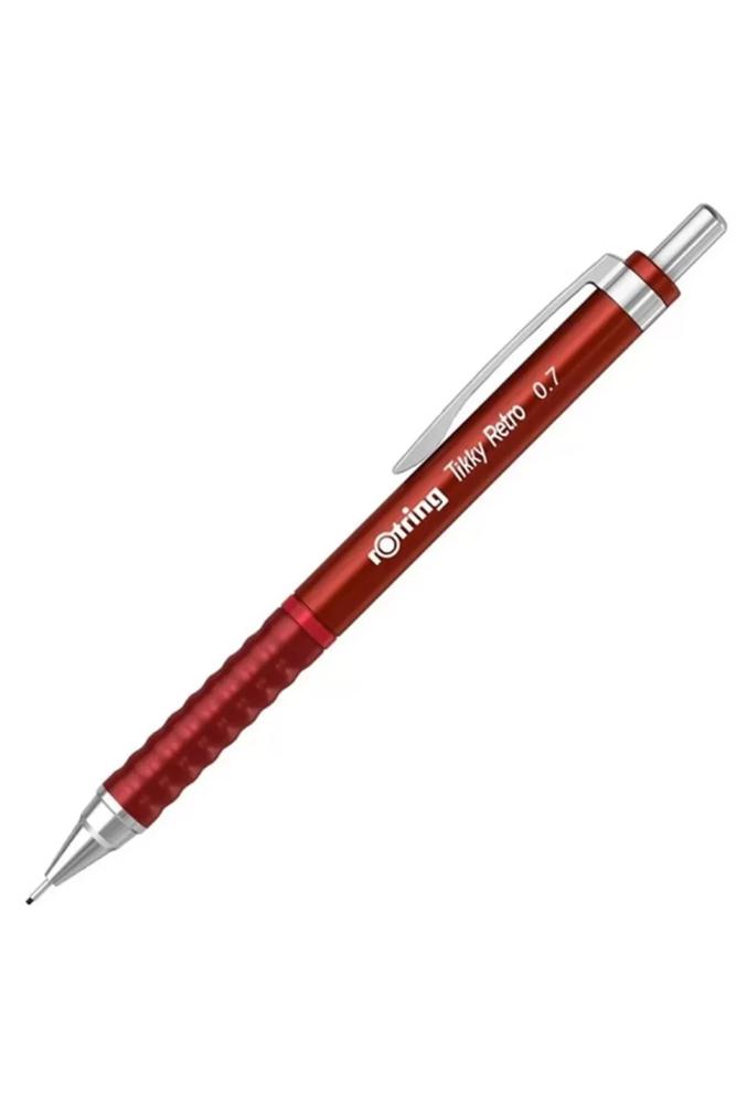 Rotring Tıkky Retro 07 Metalik Kırmızı Versatil  Kalem